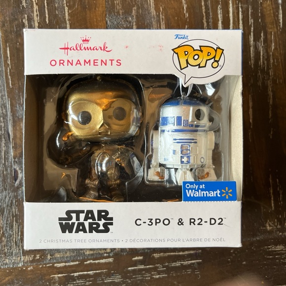 Hallmark Funko Pop Disney Star Wars C-3PO & R2-D2 Christmas Ornament 2 Pack New - Picture 4 of 4